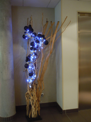 Suite Novotel noël décoration lumineuse de fêtes de fin d’année Novotel Reims design&floral décoration de noël